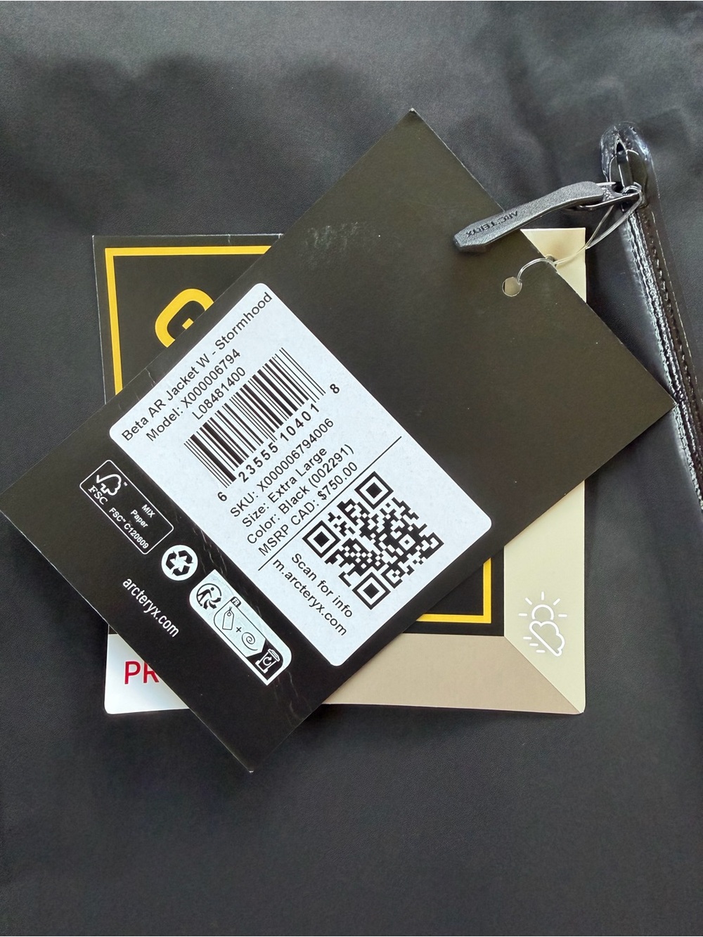 Arc'teryx Women's Beta AR Jacket XL - Picture 7 of 11
